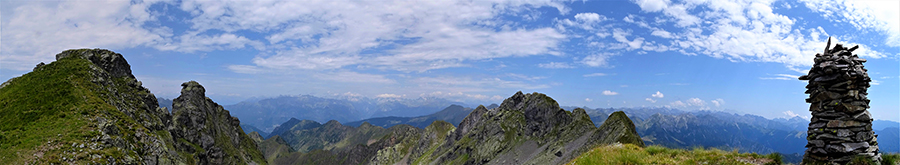 PONTERANICA CENTR. (2372 m) dai Laghetti di Ponteranica (31-7-17)